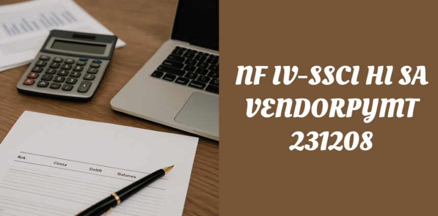 NF IV-SSCI HI SA VENDORPYMT 231208